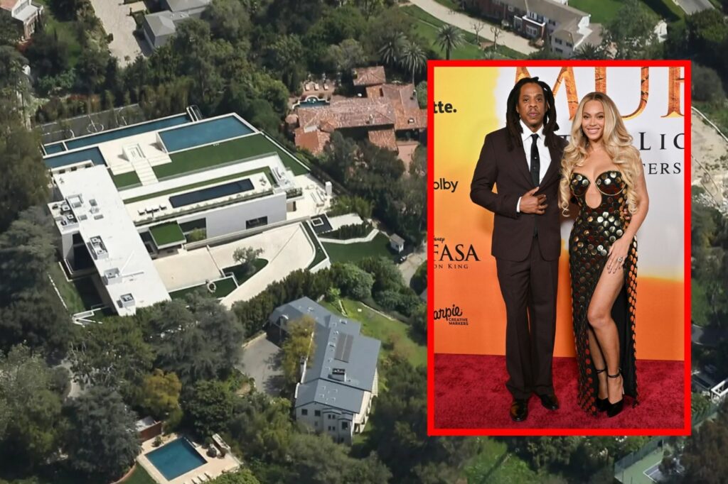 beyonc ve jay z los angelestaki 88 milyon dolarlik bel air malikaneleri icin 5775 milyon wr6nuUDm