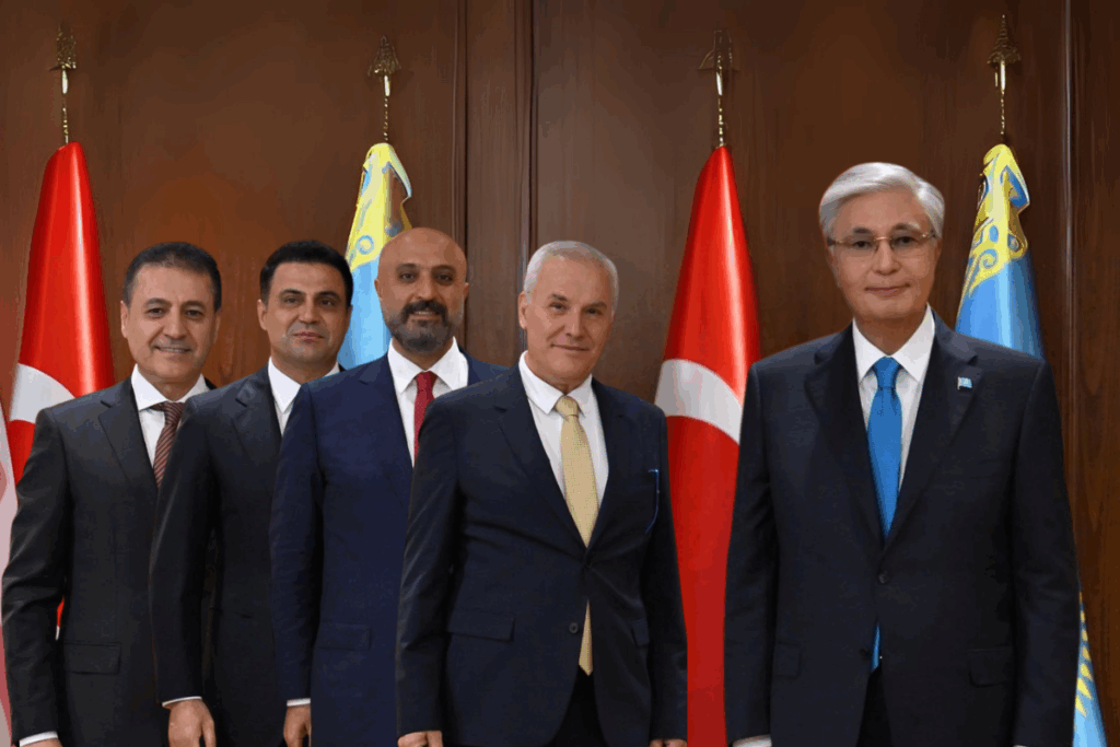 kazakistan cumhurbaskani tokayev ankarada turk yatirimcilarla bir araya geldi sePR5IJ5