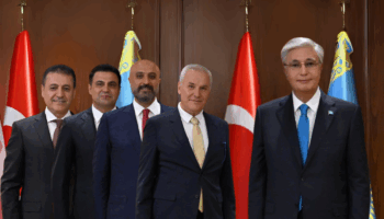 kazakistan cumhurbaskani tokayev ankarada turk yatirimcilarla bir araya geldi sePR5IJ5