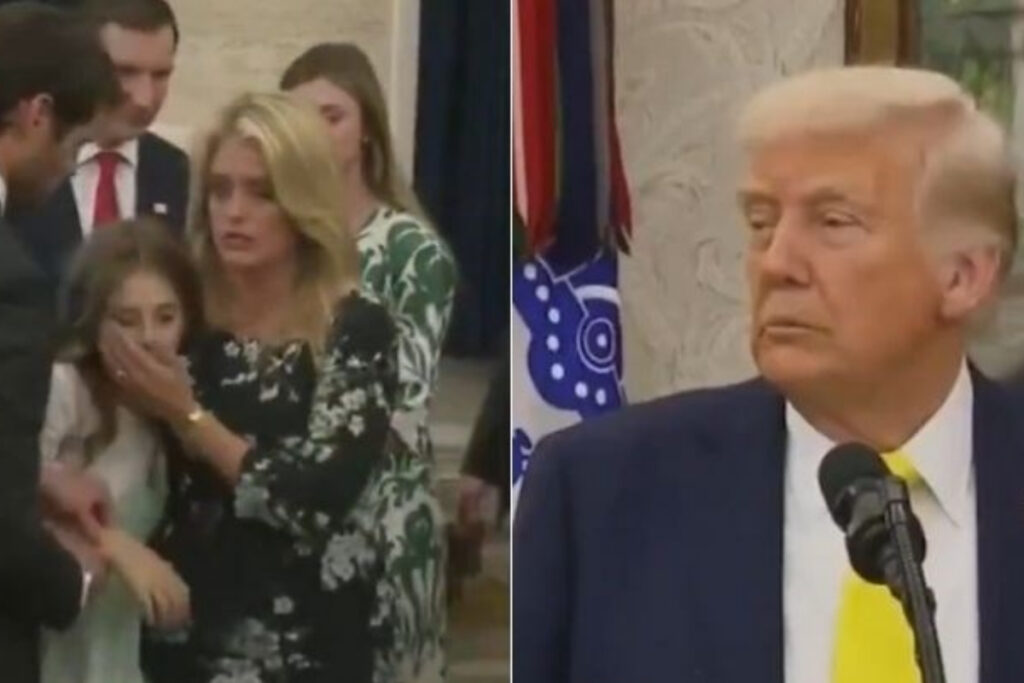 mehmet ozun beyaz saraydaki yemin toreninde torunu bayginlik gecirdi trump konusmasini kesti tLDwLmFP
