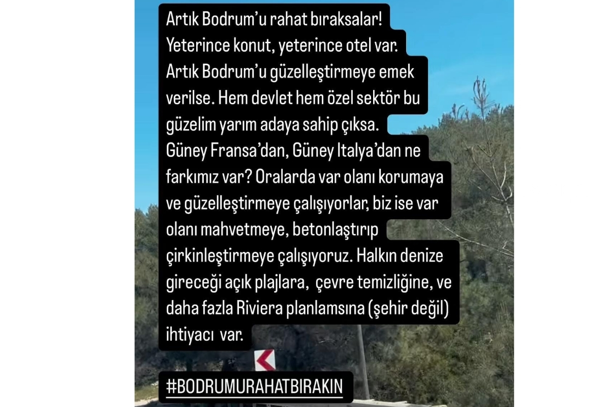 mine kalpakcioglu sosyal medya hesabindan bodrumu rahat birakin dedi 0 h2fsZ4kX