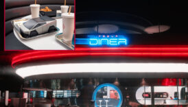 restoran ve superchargeri bir araya getiren retro futuristik tesla diner acildi AfaRVMve