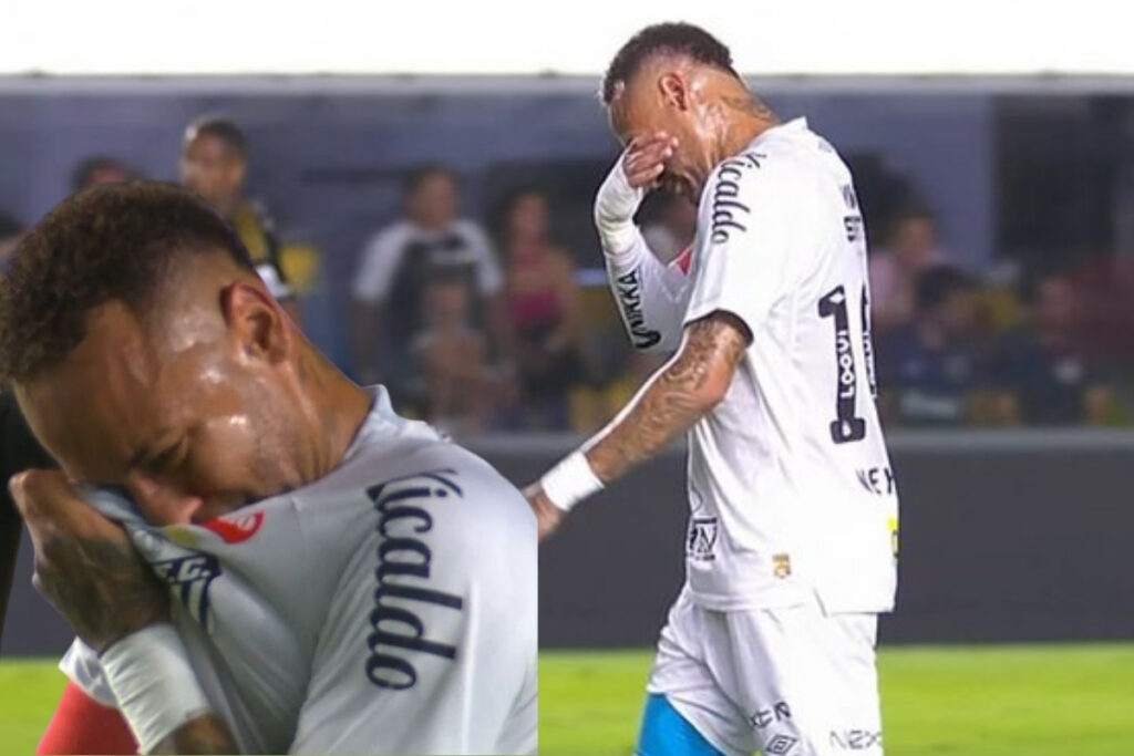 sakatlanarak oyundan cikan neymar gozyaslarina hakim olamadi uC8dmthe