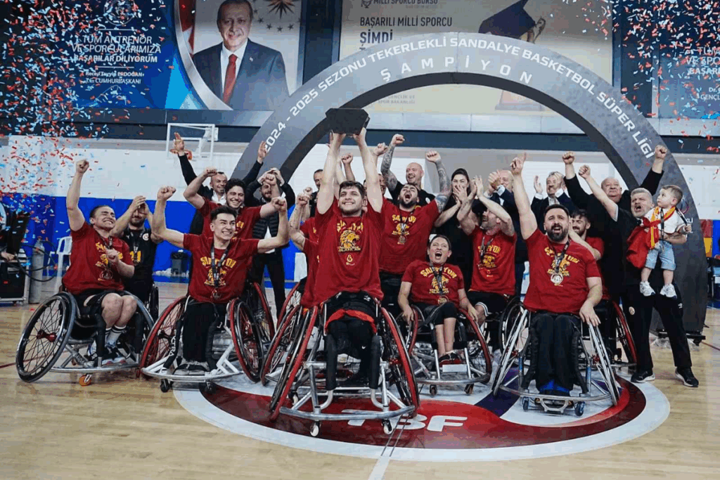 tekerlekli sandalye basketbol super liginde sampiyon galatasaray Gau2ne42