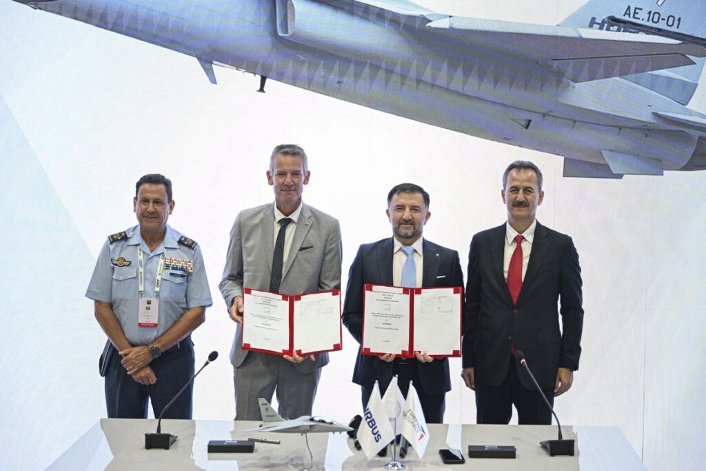 tusas ve avrupanin onde gelen havacilik sirketlerinden airbus anlasma imzaladi ispanyaya 30 hurjet satilacak 4IzzOitO