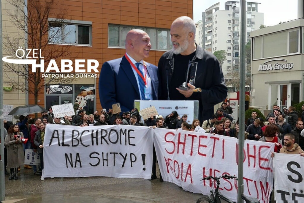 yuksel yildirimin sahibi oldugu avrupanin en onemli krom sirketlerinden albchromede calisanlar greve gitti 5yEmM11F
