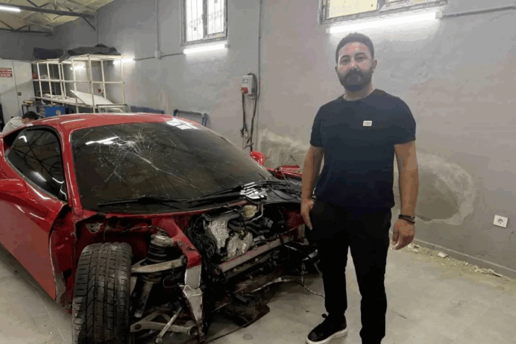 17 milyon tllik ferrari ile kaza yapan usta konustu JV6dR4BO