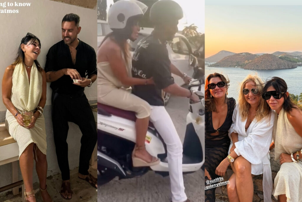 akbank yonetim kurulu baskani suzan sabanci dostlariyla patmosta tatil yapti adayi motosikletle turladi tOnCKBQU