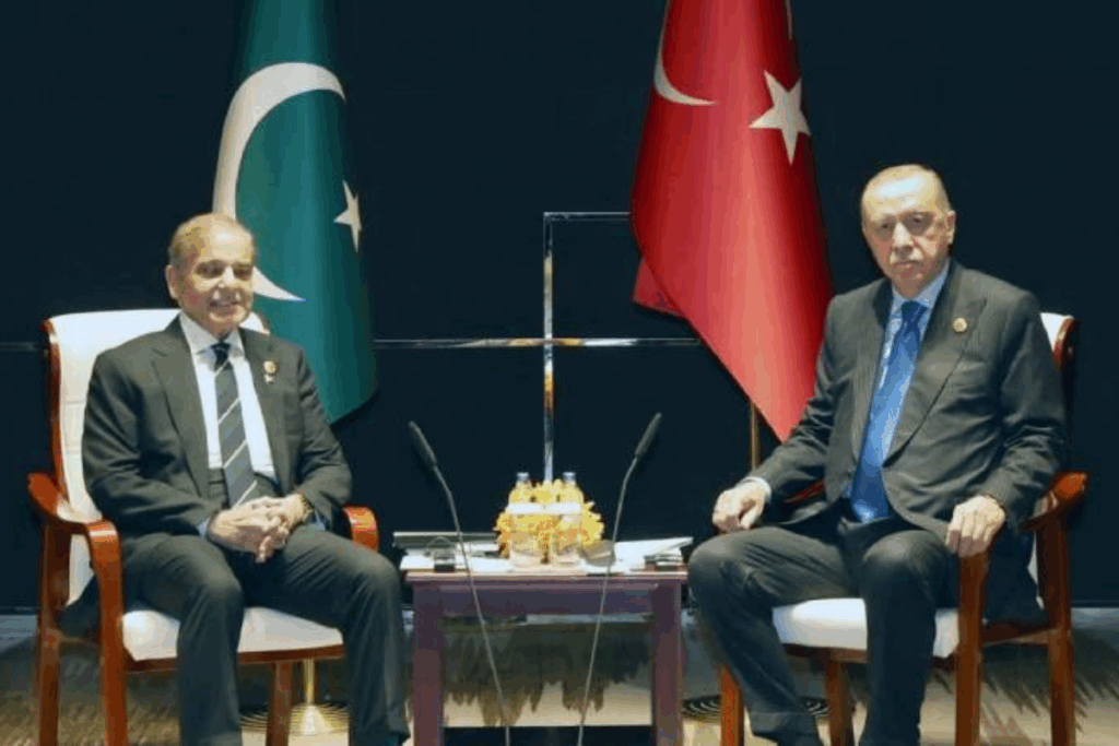cumhurbaskani erdogan pakistan basbakani serif ile gorustu 8CgJ2n53