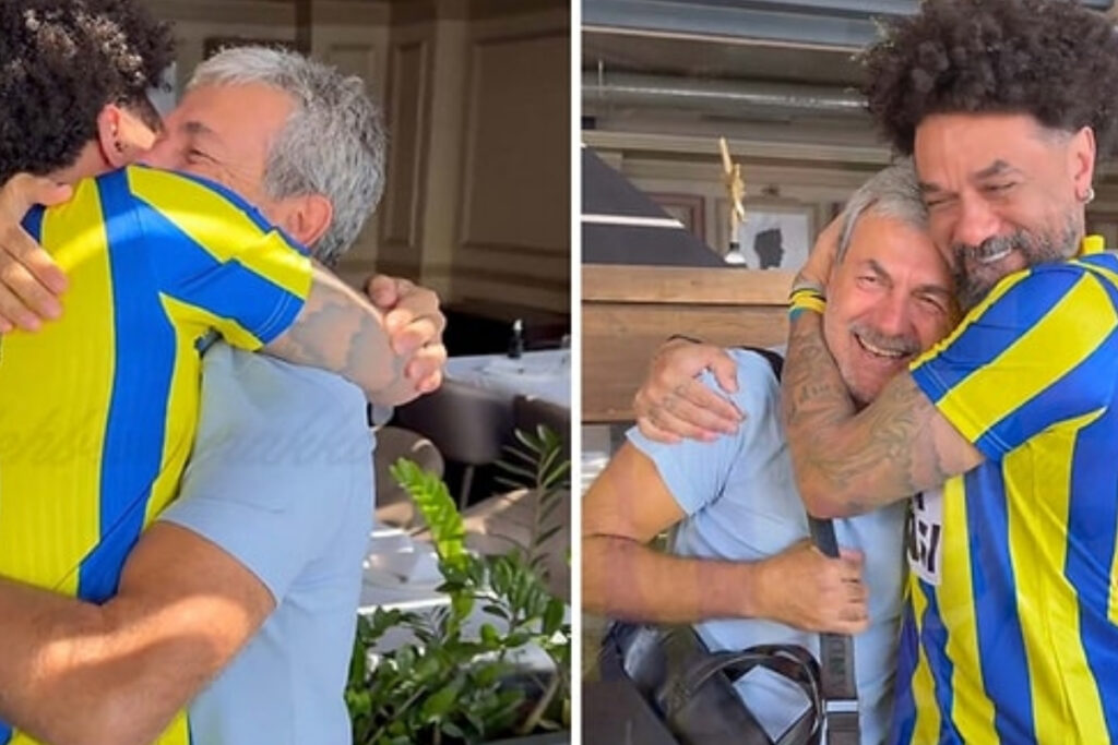 fenerbahceli eski futbolcu cristian baroni eski hocasi aykut kocaman ile bulustu gozyaslarini tutamadi aQUmvdrn