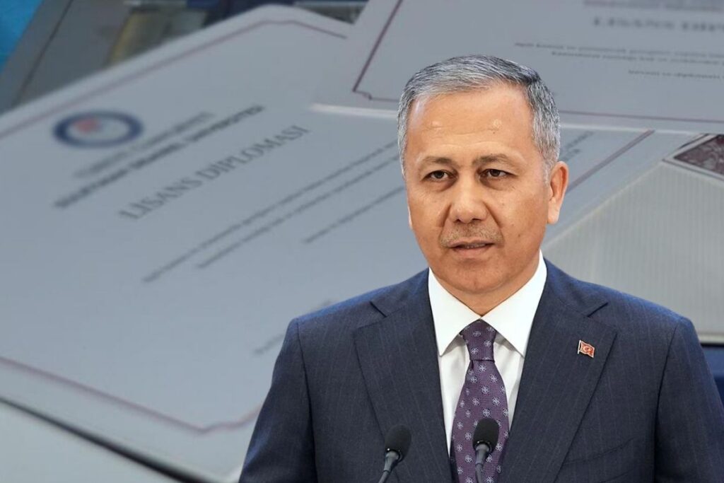 icisleri bakani yerlikaya sahte diploma cekesi cokertildi uyeleri tutuklandi kF7L43EL