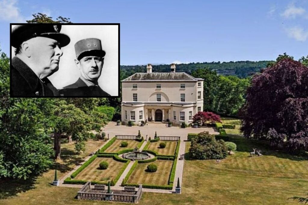 ikinci dunya savasi sirasisinda winston churchill ve charles de gaullenin bulustugu ingilteredeki ev satisa kOTKI9JE