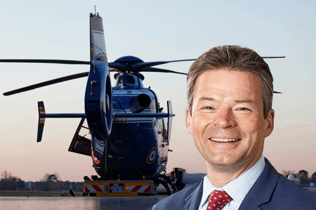 ingiliz havacilik sirketi melroseun eski bir askeri helikopter pilotu olan ceosu 45 milyon sterlinlik An3r4Oqb