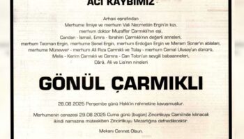 ismail carmikli ve ibrahim carmiklinin annesi gonul carmikli hayatini kaybetti dAuKary6