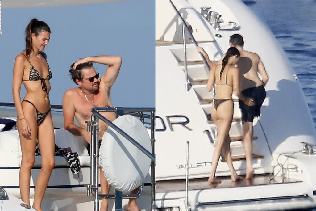 leonardo dicaprio 27 yasindaki sevgilisi vittoria cerretti ile ilk kez herkesin onunde opusurken goruntulendi 3UxfWvQL