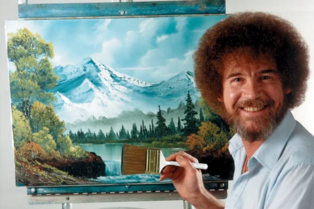 mutlu kucuk agaclarin ressami bob ross parayi oldukten sonra buldu iki tablosu 210 bin bStt1myO