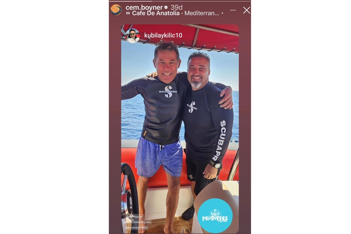 sportif yonuyle bilinen unlu is insani cem boyner ayvaliktaki kerbela dalis noktasina daldi ve 42y988ZR