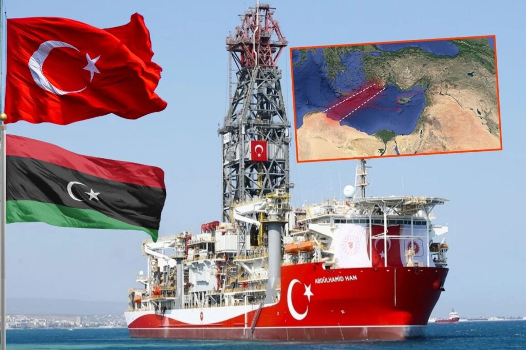 turkiye yunanistanin goz diktigi giritin guneyindeki deniz alanlarinda gaz arama faaliyeti icin libyada temsilciler MFPyEntJ