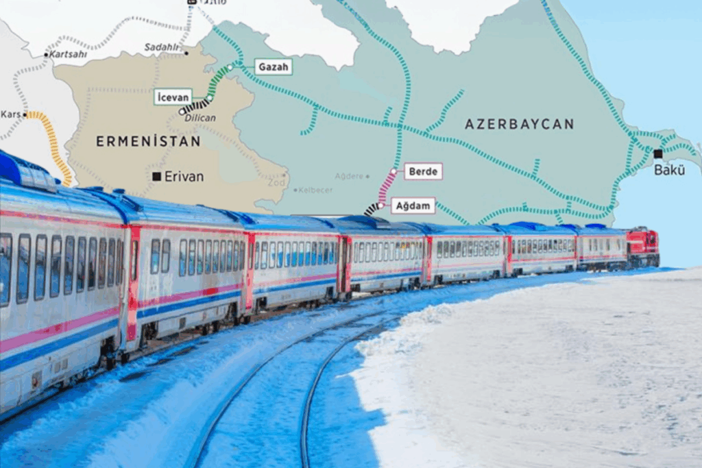 turkiyenin karsta biten en turistik tren hatti zengezur koridoru icin nahcivan sinirindaki dilucuna uzanacak W7TO3SrW