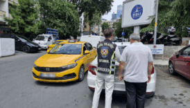 yolcu secen taksiciye 9 bin 267 tl ve trafikten men cezasi 7XND5gMB