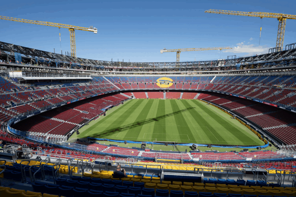 barcelona insaati neredeyse biten camp nou stadini dunya basinina gezdirdi qRHtjepU