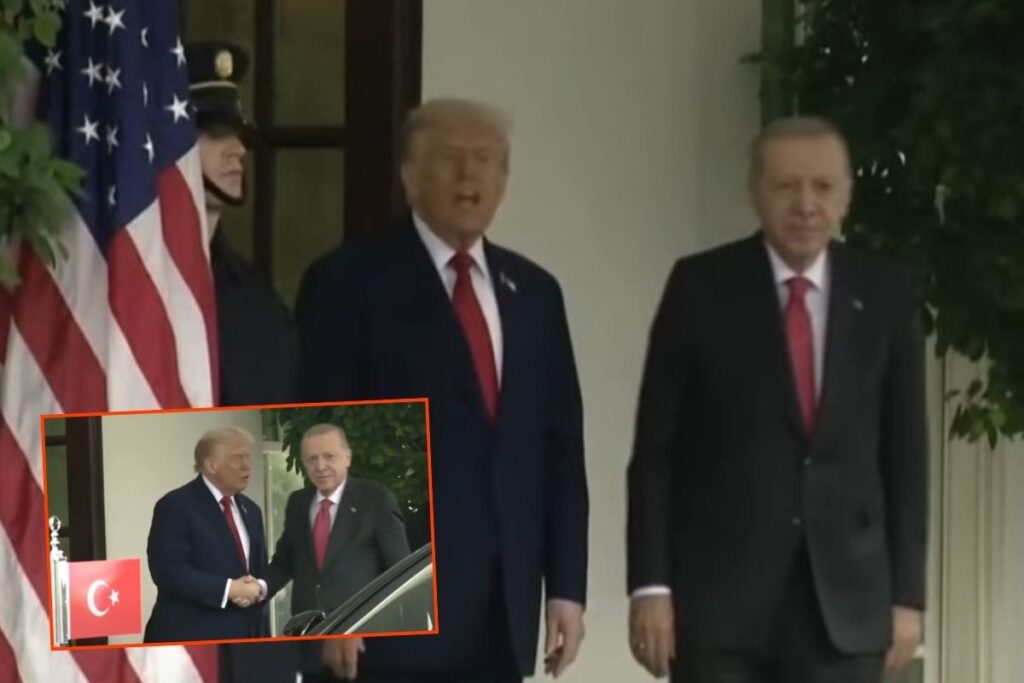 cumhurbaskani erdogan 6 yil aradan sonra donald trumpla yeniden beyaz sarayda bulustu Hk1EUJb4