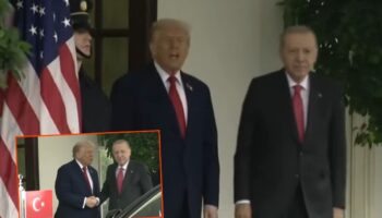 cumhurbaskani erdogan 6 yil aradan sonra donald trumpla yeniden beyaz sarayda bulustu Hk1EUJb4