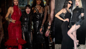 dilara findikoglu londrada unlu modeller naomi campbell ve amelia gray ile boy gosterdi 9ftB4OD5