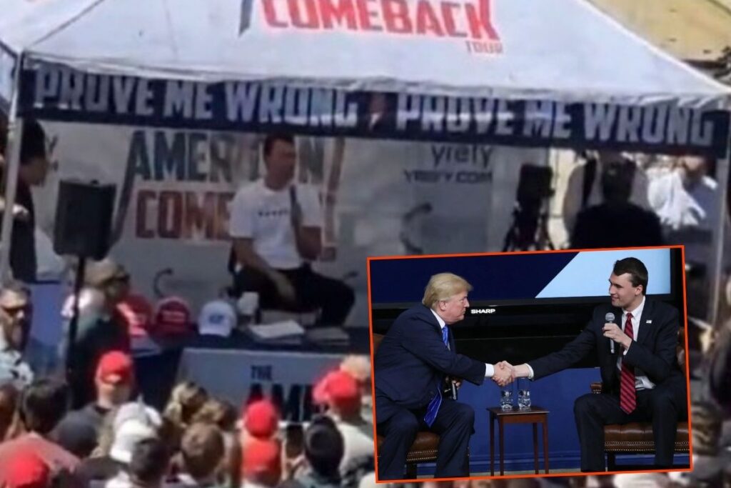 donald trump destekcisi siyasi aktivist charlie kirk silahli saldiriya ugradi 5QV6153f
