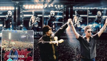 ertugrul ozkok konserleriyle 1 milyar poundluk ekonomi yaratan isci sinifi muzik grubu oasisin wembleydeki EFexDZwd