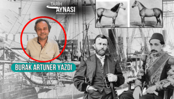 istanbula gelen ilk abd baskani general granta padisah abdulhamid iki nadide arap ati hediye 4M8ge382