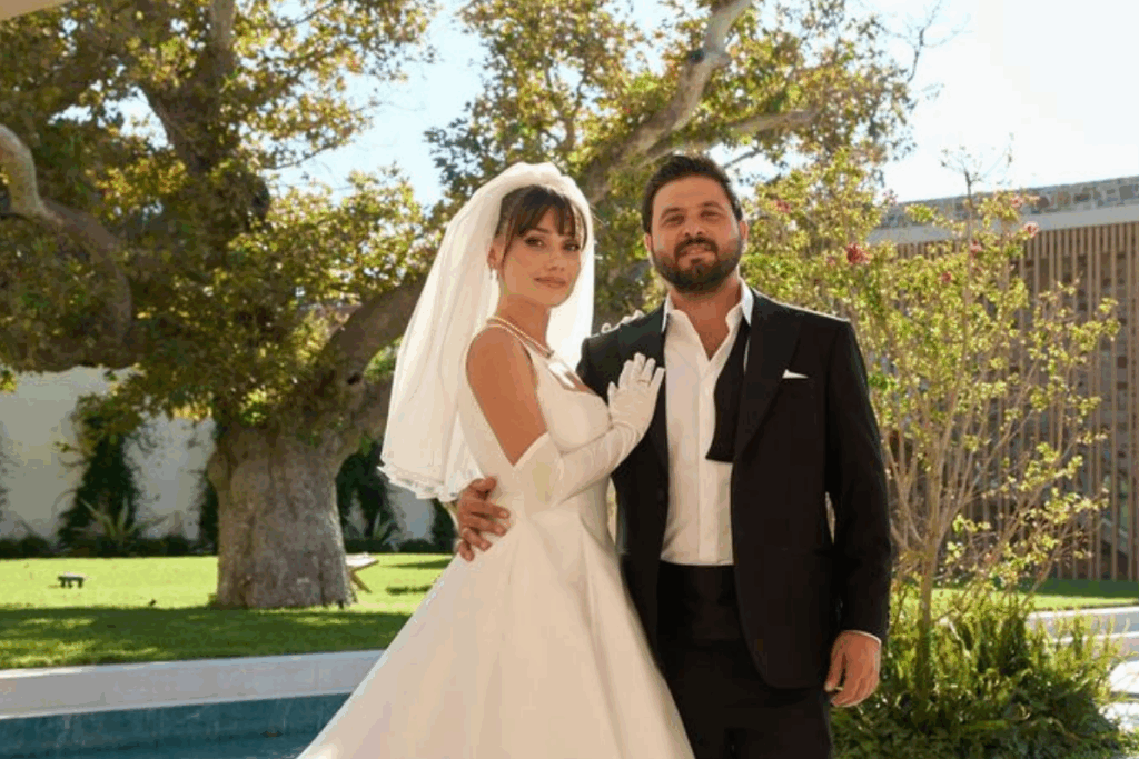 izmirde evlenen sevda erginci ve efe saydut dugunlerini sakiz adasinda yapti aVgYL9Tv