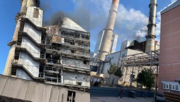 kangal termik santralinde cikan yangin ekiplerin mudahalesi ile kontrol altina alindi il2SOyUA