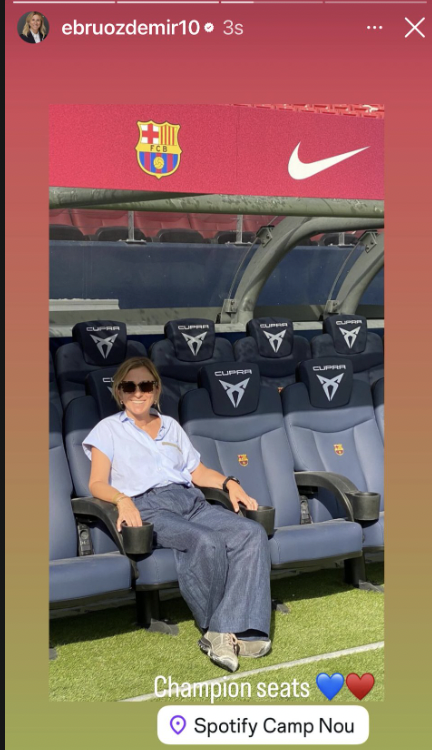 limak yonetim kurulu baskani ebru ozdemir camp nouyla ilgili dedikodulara stadta cektigi fotograflarla yanit N4NLOtvP