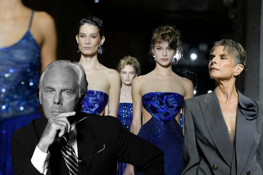 milano moda haftasi giorgio armaninin retrospektif sergisinde duzenlenen gosterisli defileyle sona erdi 50 yillik UamFkVXa