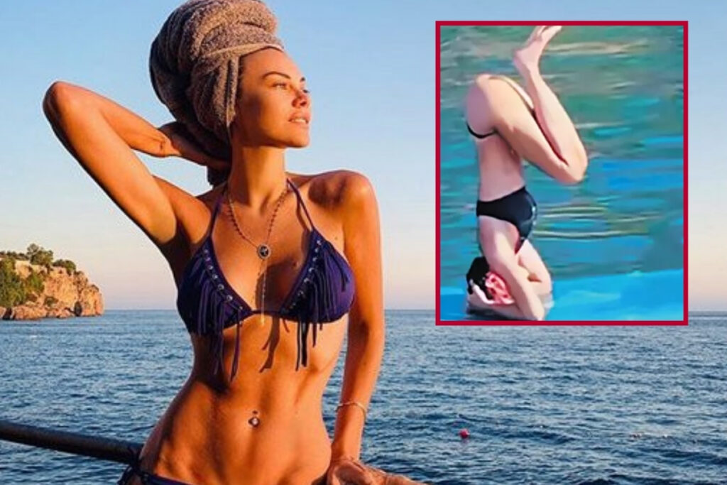 oyuncu tuvana turkaydan denizde yoga sov kI8FXKdw