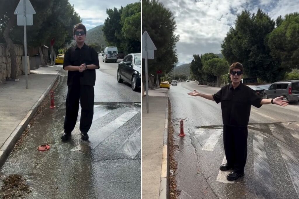 sanatci yilmaz morgul bodrumdaki su sorununa tepki gosterdi patlayan su borusunun basinda video cekti 2l2N22B8
