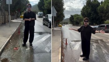 sanatci yilmaz morgul bodrumdaki su sorununa tepki gosterdi patlayan su borusunun basinda video cekti 2l2N22B8