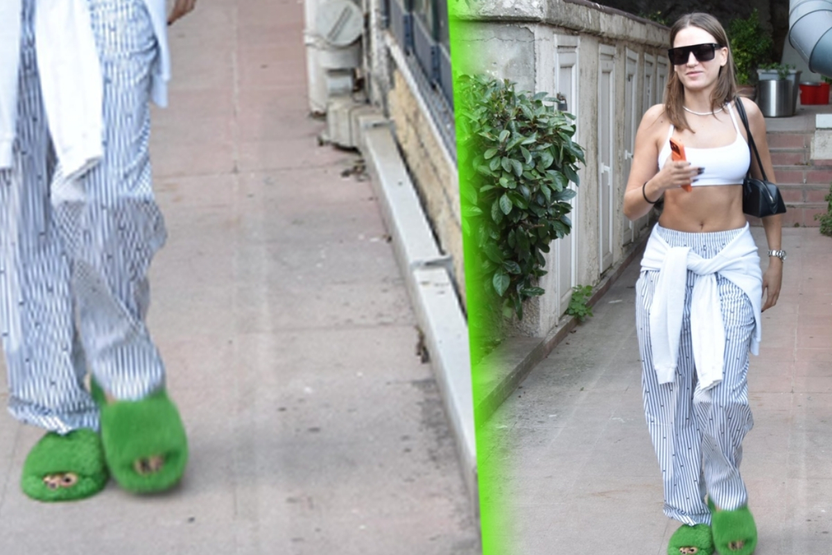 serenay sarikayanin yesil pelus terlikleri ve terligin moda ikonuna donusen hikayesi 4 FYqCADXT