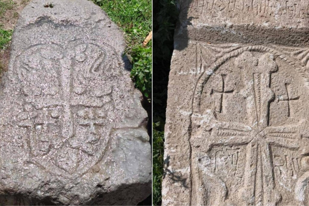 vanin ercis ilcesinde jandarma operasyonunda bizans donemine ait 2 kabartma tas stel ele gecirildi ZY6pI5MF
