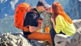 dagci ciftin en kucuk yol arkadasi 9 aylik daghan simdiye kadar uc zirve yapti lAY98ZcI