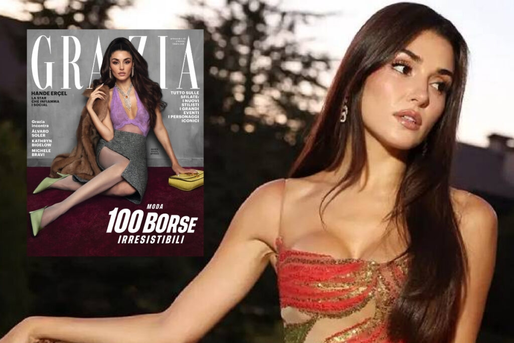 hande ercel italyan grazia dergisine kapak olan ilk turk oldu yeni dizisi ve filmiyle Da7kiur7