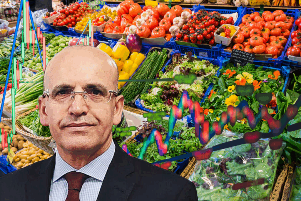 hazine ve maliye bakani mehmet simsek eylulde yuksek gerceklesen aylik enflasyonda gida fiyatlari belirleyici LKN3nAay