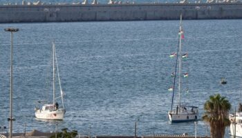 israilin alikoydugu filodaki tekneler asdod limanina goturuluyor gozaltina alinanlar arasinda nelson mandelanin torunu da 3bWCMMgz