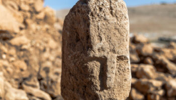 kultur ve turizm bakani ersoy karahantepede ilk kez insan yuzu betimli 12 bin yillik 3zvKhJVx
