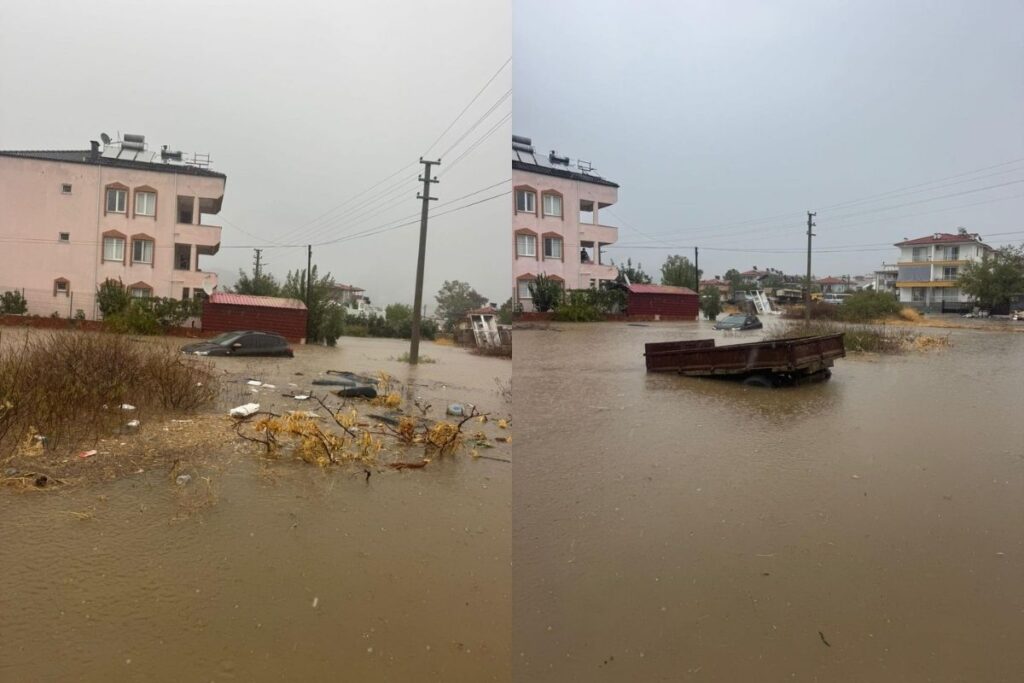 muglada sabah saatlerinde baslayan saganak yagis ve firtina hayati olumsuz etkiledi RpDeMMVK