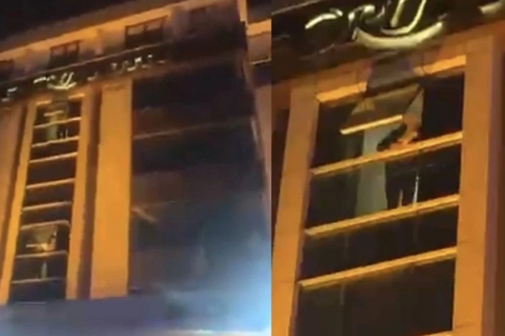 bursada 7 katli otelin spa bolumunde cikan yanginda 8 kisi dumandan etkilendi pzvA27ep