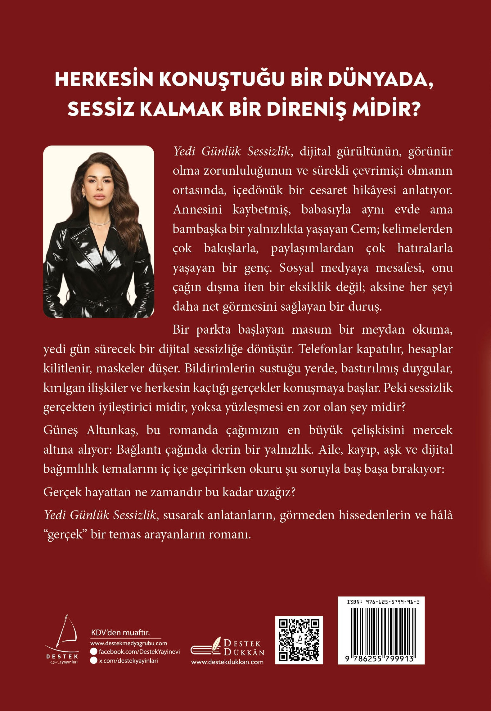 gunes altunkasin yeni romani yedi gunluk sessizlik dijital cagin gurultusunu ve yalnizligini sorguluyor 0 vB1HNlsR