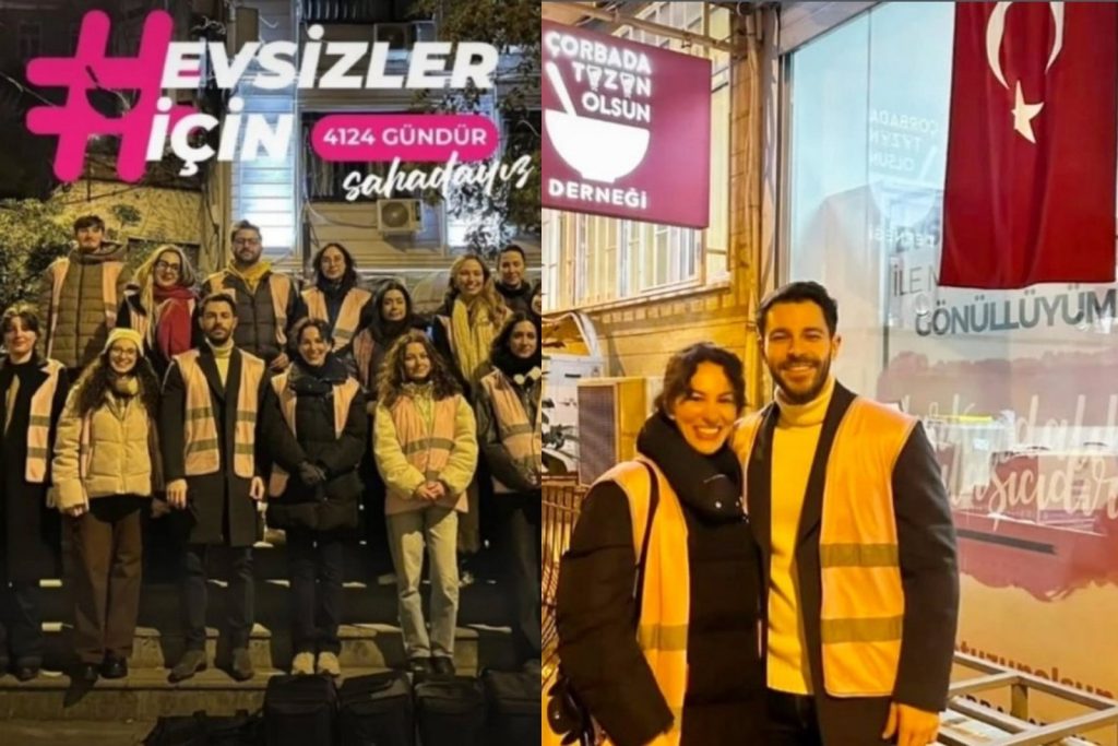 hakan sabanci evsizlere yardim icin sokaga cikti sabanci evsizler icin corba dagitti lWk7N2fD