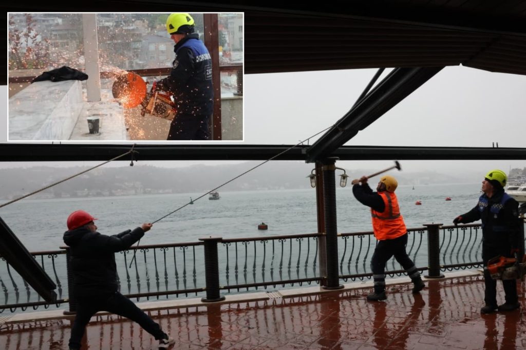 istanbul buyuksehir belediyesi bebek otelinin kacak bolumlerini boyle yikti ygt9P5s1